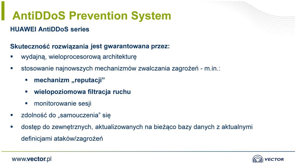 : mechanizm reputacji wielopoziomowa filtracja ruchu monitorowanie sesji zdolność do samouczenia się