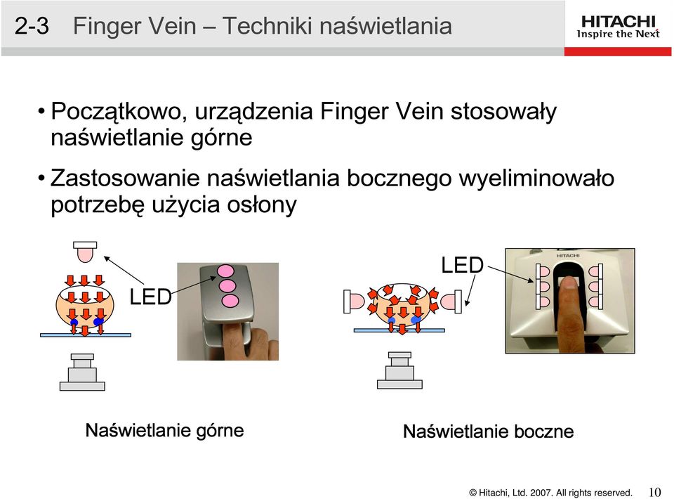 Zastosowanie naświetlania bocznego wyeliminowało