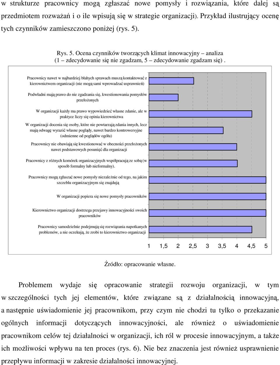 Pracownicy nawet w najbardziej błahych sprawach muszą kontaktować z kierownictwem organizacji (nie mogą sami wprowadzać usprawnień) Podwładni mają prawo do nie zgadzania się, kwestionowania pomysłów