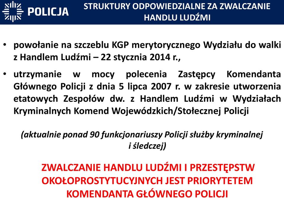 w zakresie utworzenia etatowych Zespołów dw.