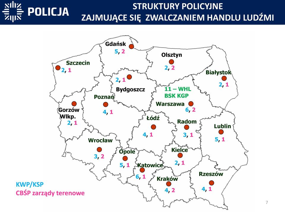 2 4, 1 2, 1 Opole 5, 1 Łódź Katowice 6, 1 4, 1 Olsztyn 2, 2 11 WHL BSK KGP