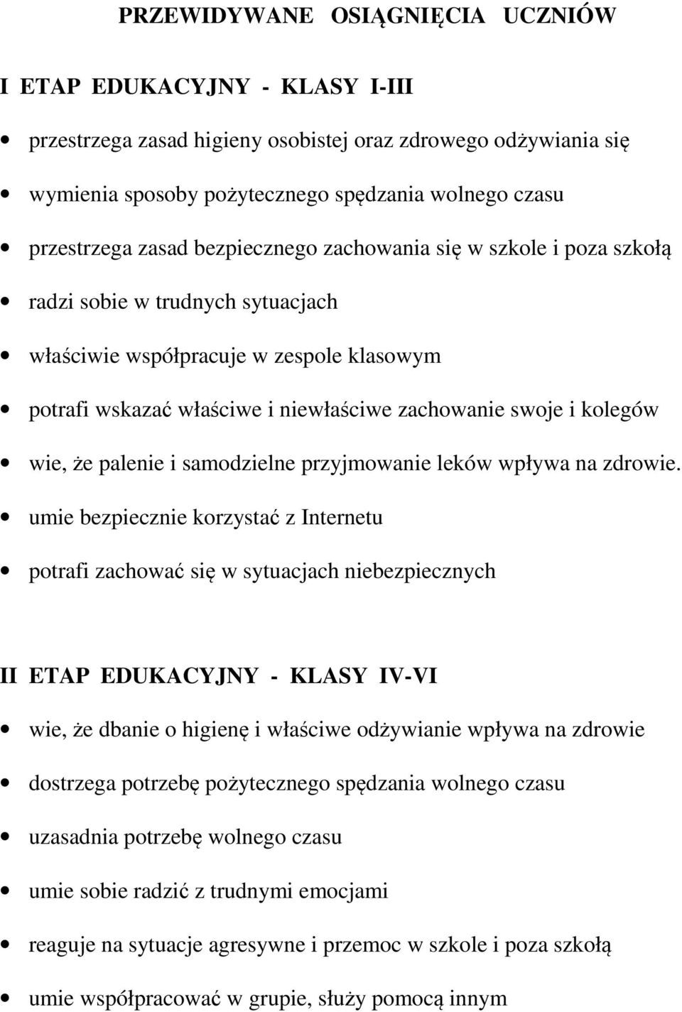 wie, że palenie i samodzielne przyjmowanie leków wpływa na zdrowie.