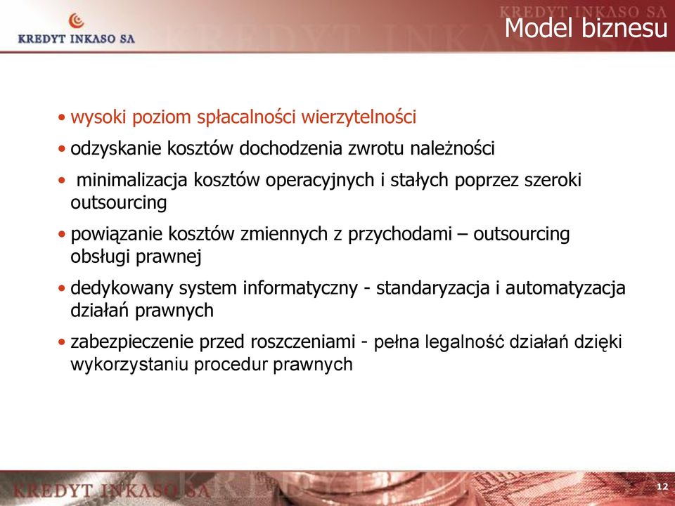 przychodami outsourcing obsługi prawnej dedykowany system informatyczny - standaryzacja i automatyzacja