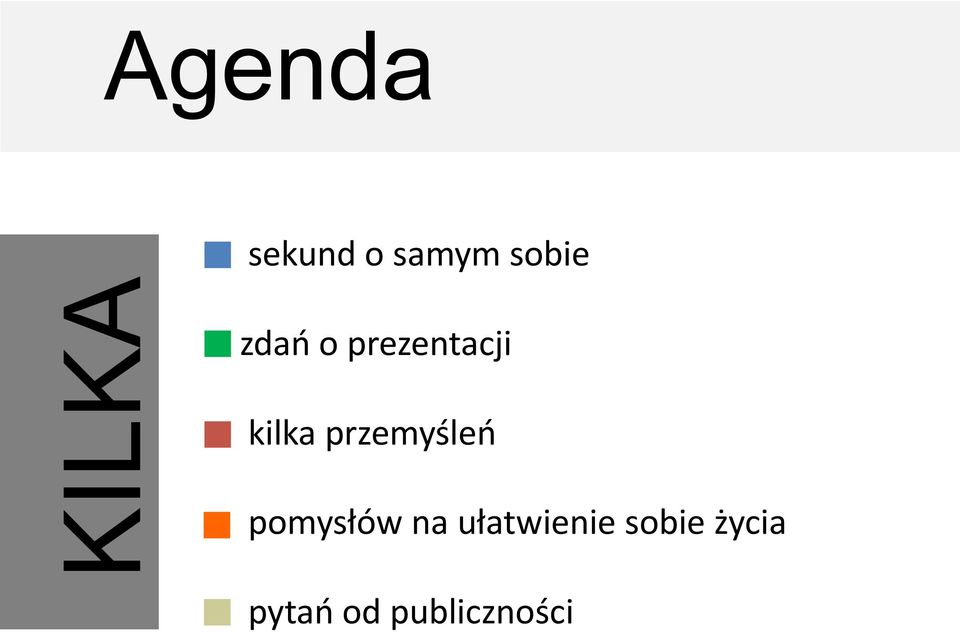 przemyśleń pomysłów na