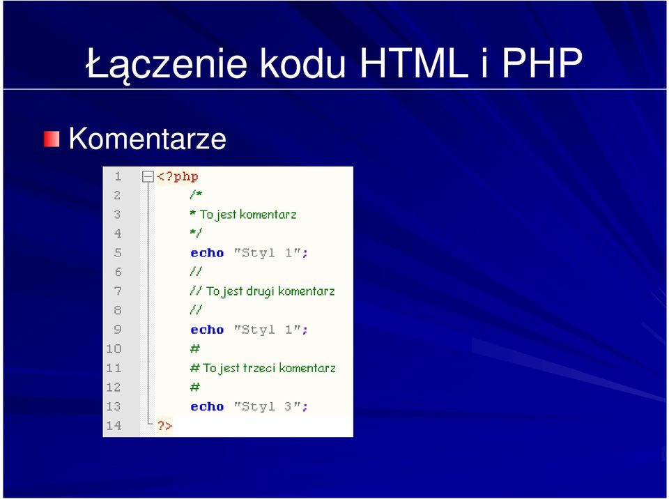 i PHP