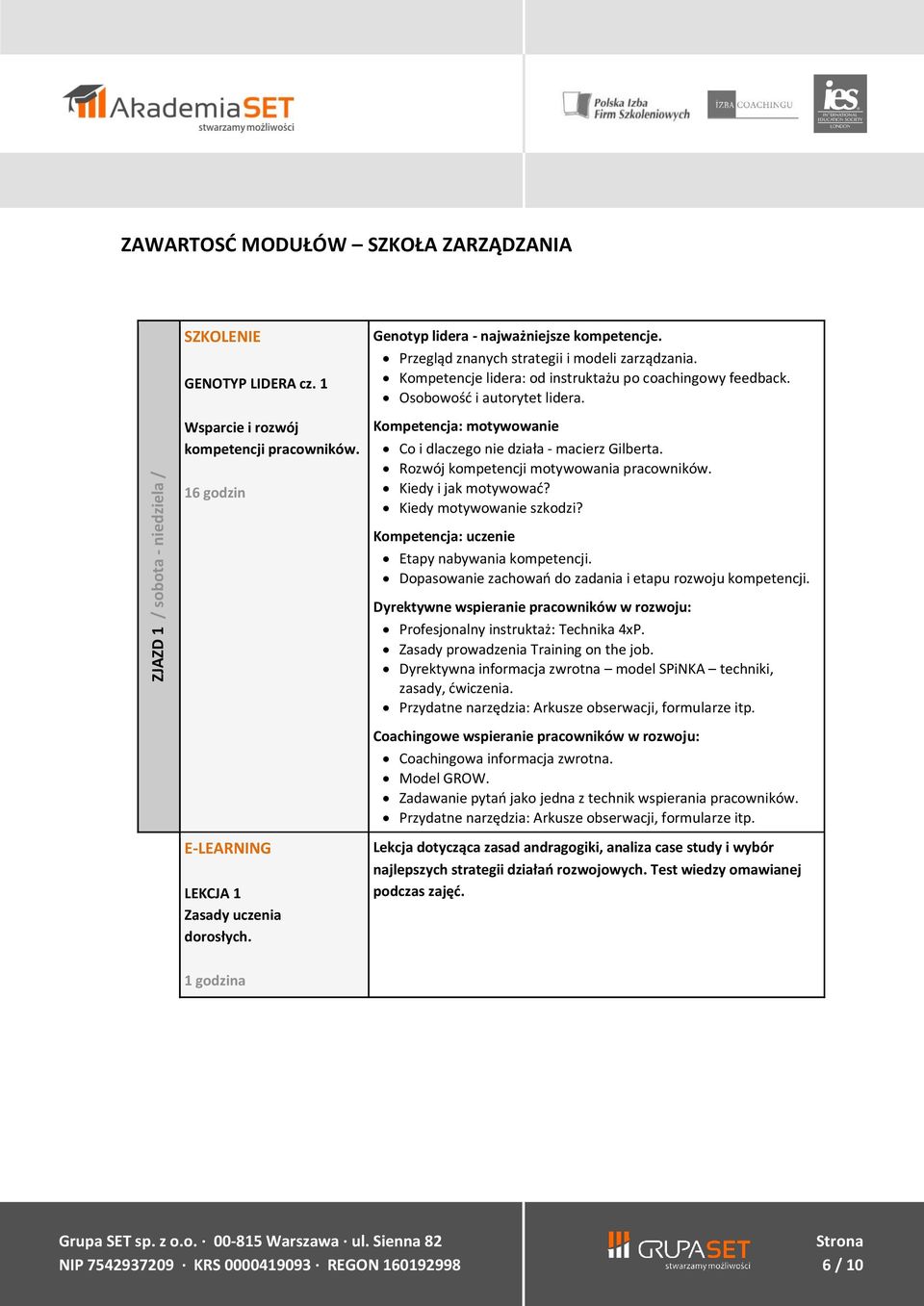 Kompetencja: motywowanie Co i dlaczego nie działa - macierz Gilberta. Rozwój kompetencji motywowania pracowników. Kiedy i jak motywować? Kiedy motywowanie szkodzi?