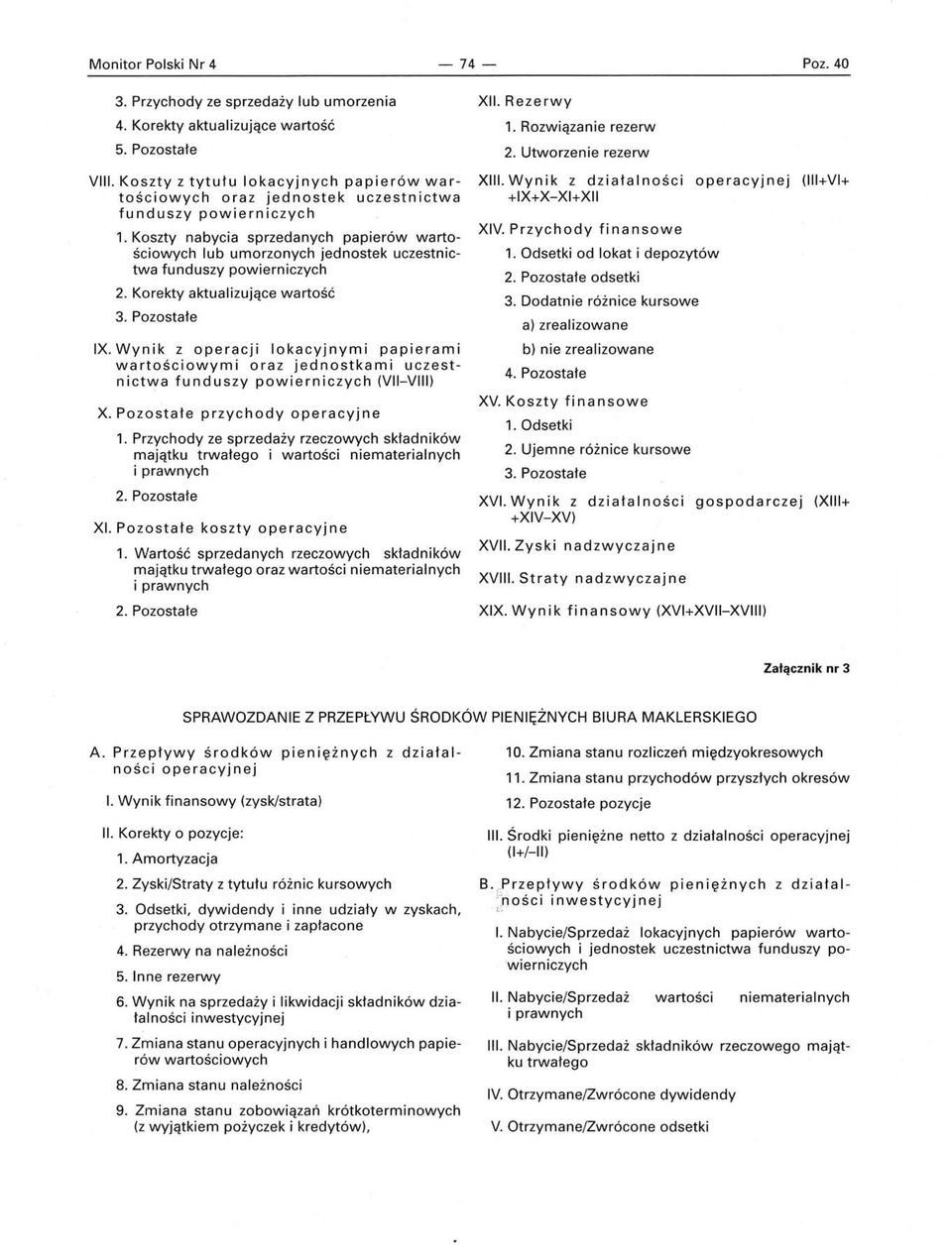 Koszty nabycia sprzedanych papierów wartościowych lub umorzonych jednostek uczestnictwa funduszy powierniczych 2. Korekty aktualizujące wartość 3. Pozostałe IX.