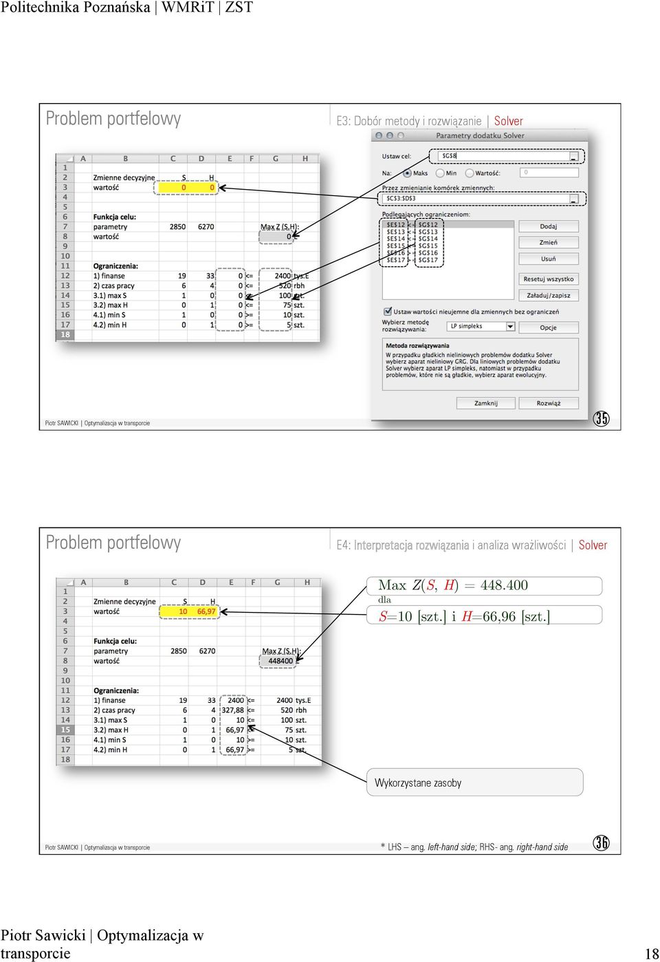 400 dla S=10 [szt.] i H=66,96 [szt.