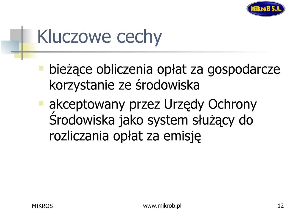 akceptowany przez Urzędy Ochrony Środowiska