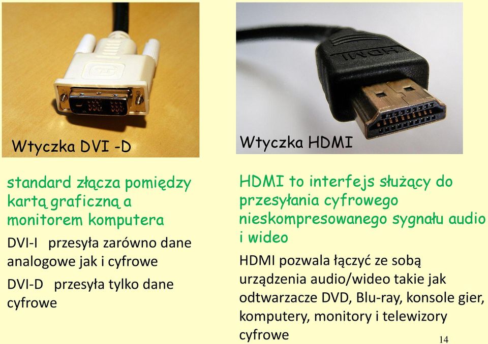 do przesyłania cyfrowego nieskompresowanego sygnału audio i wideo HDMI pozwala łączyć ze sobą