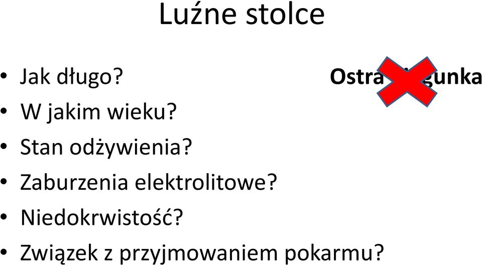 Stan odżywienia?