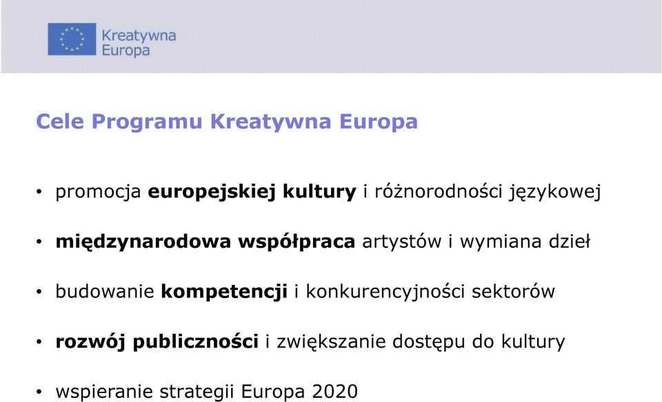 dzieł budowanie kompetencji i konkurencyjności sektorów rozwój