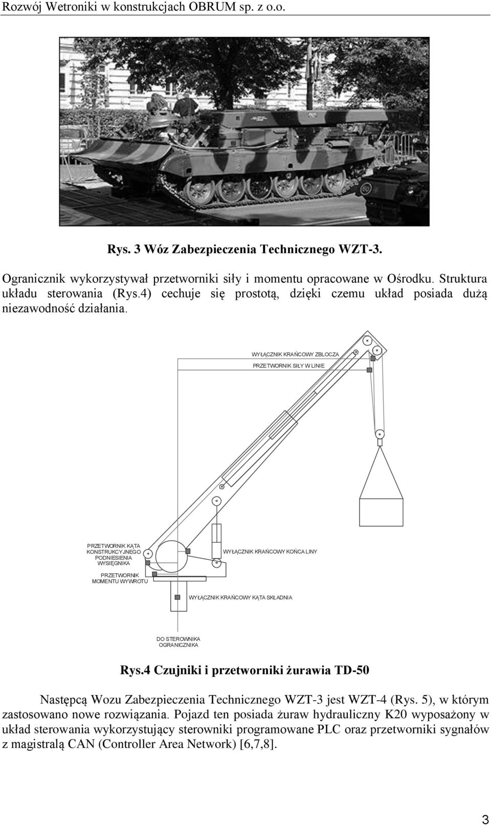 WYŁĄCZNIK KRAŃCOWY ZBLOCZA PRZETWORNIK SIŁY W LINIE PRZETWORNIK KĄTA KONSTRUKCYJNEGO PODNIESIENIA WYSIĘGNIKA WYŁĄCZNIK KRAŃCOWY KOŃCA LINY PRZETWORNIK MOMENTU WYWROTU WYŁĄCZNIK KRAŃCOWY KĄTA SKŁADNIA