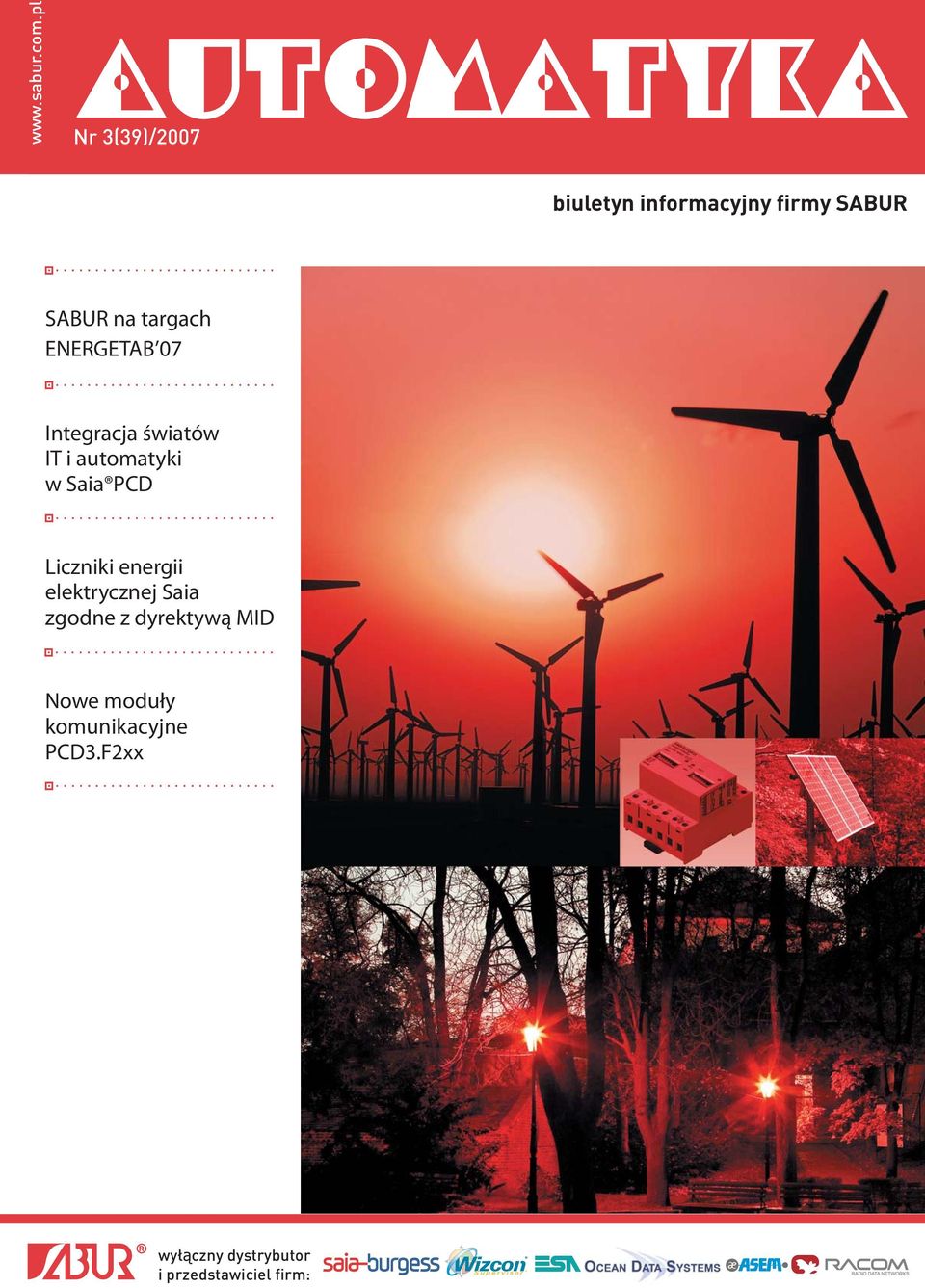 ENERGETAB 07 Integracja światów IT i automatyki w Saia PCD Liczniki