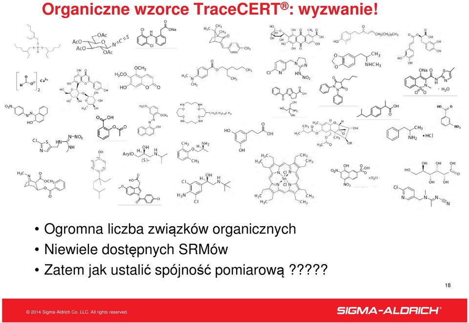 Ogromna liczba związków organicznych