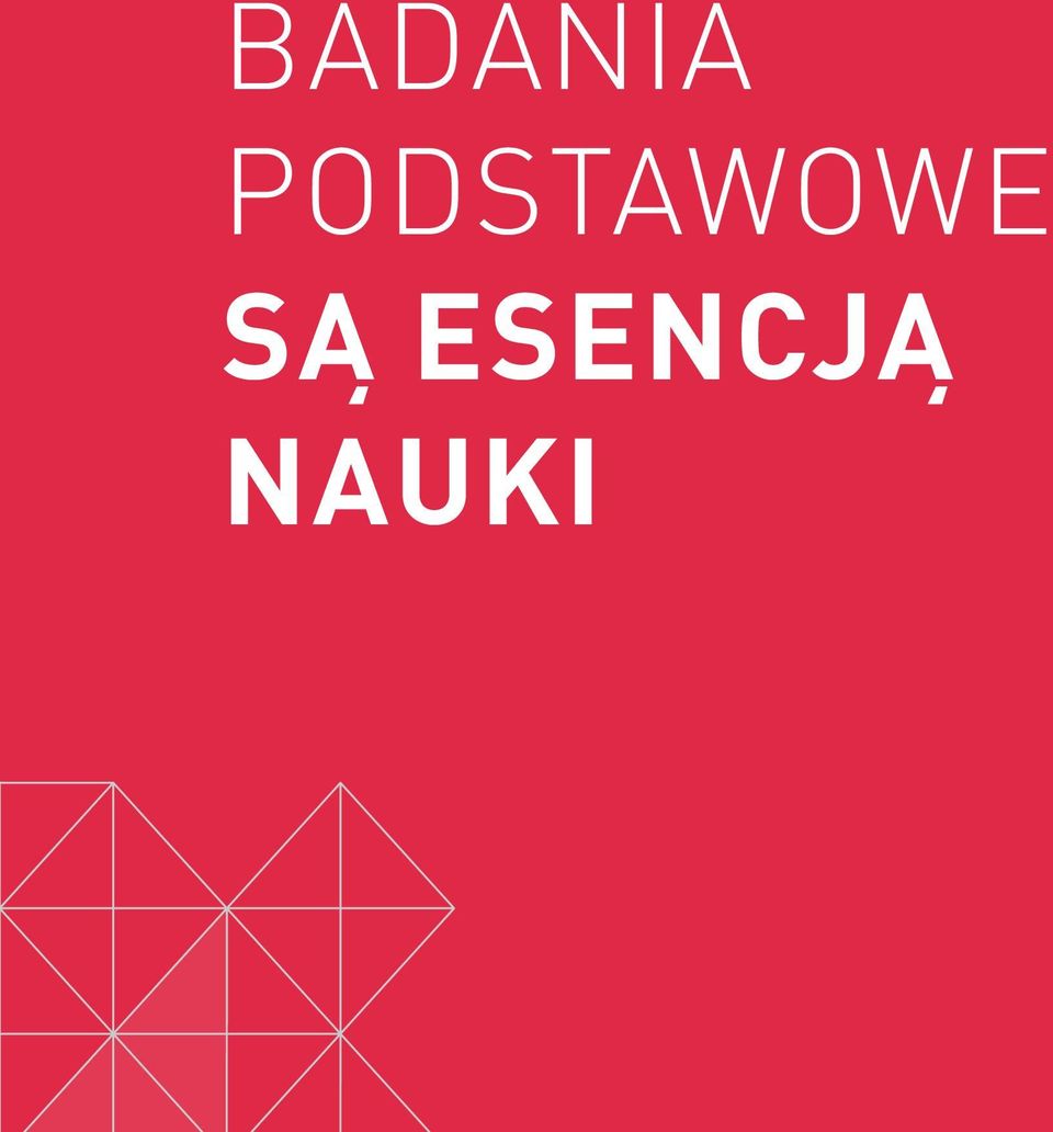 ESENCJĄ NAUKI