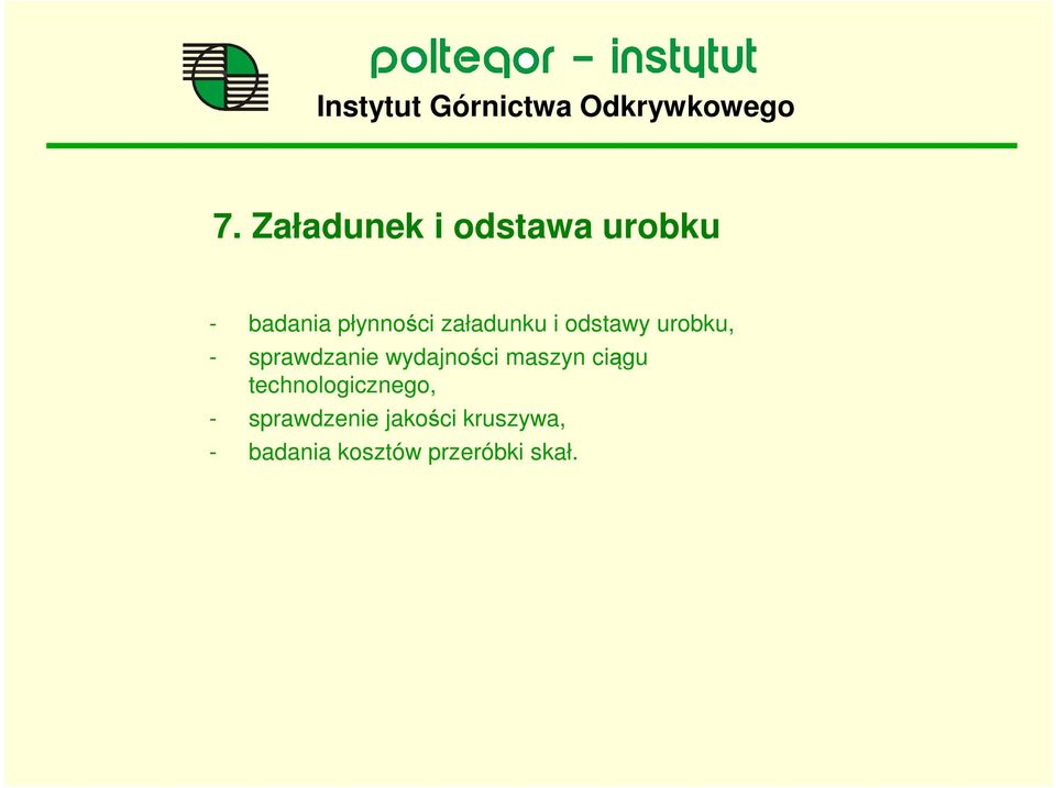 wydajności maszyn ciągu technologicznego, -