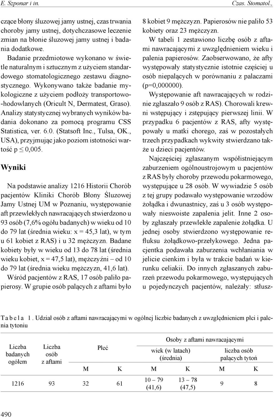 Wykonywano także badanie mykologiczne z użyciem podłoży transportowo- -hodowlanych (Oricult N, Dermatest, Graso).