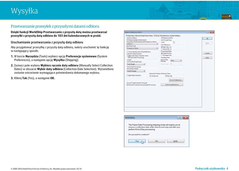 W karcie Narzędzia (Tools) wybierz opcję Preferencje systemowe (System Preferences), a następnie opcję Wysyłka (Shipping). 2.