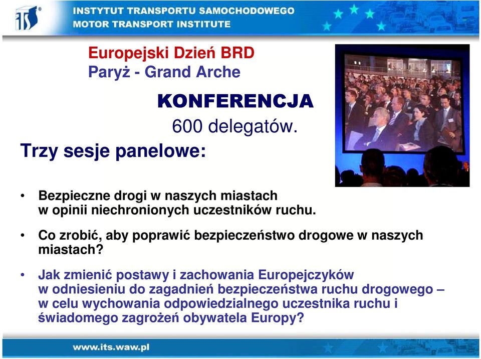 Co zrobić, aby poprawić bezpieczeństwo drogowe w naszych miastach?