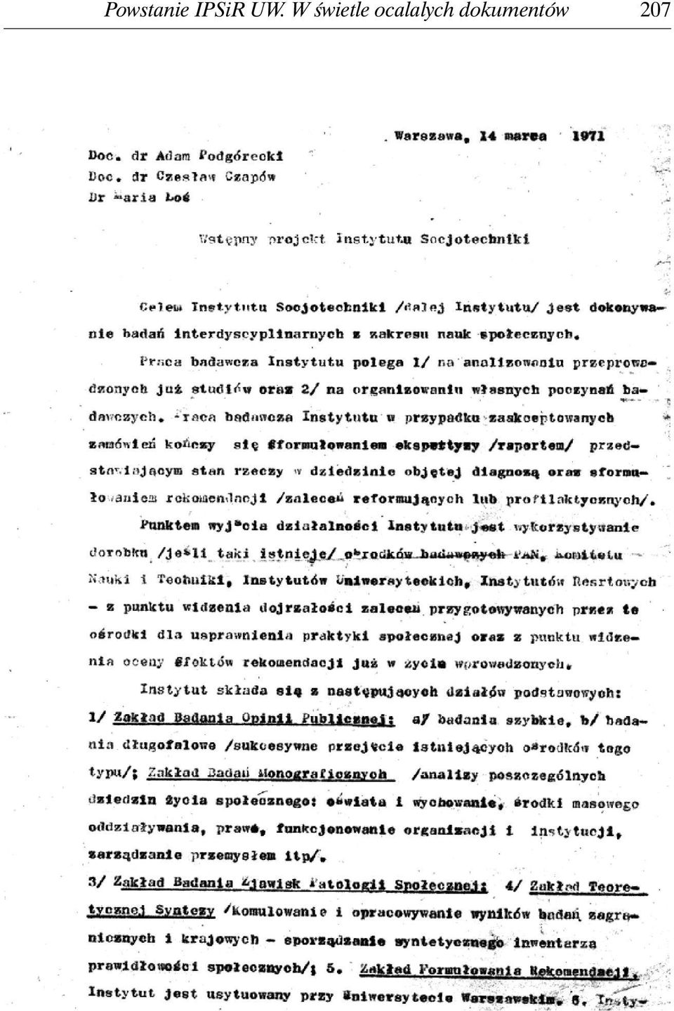 W świetle