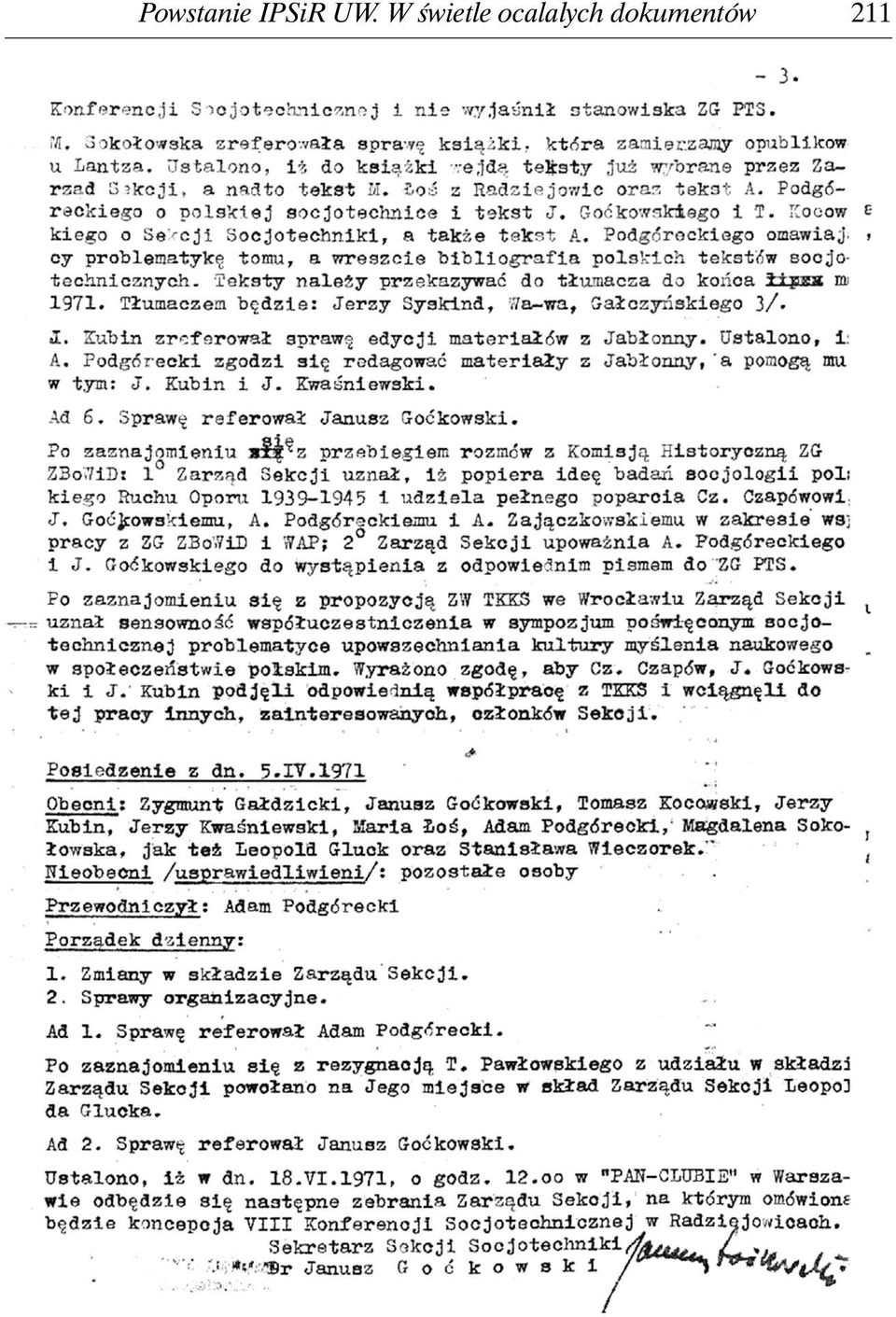 W świetle