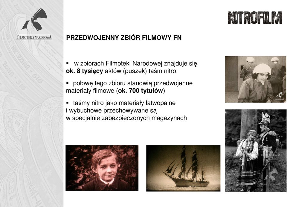 przedwojenne materiały filmowe (ok.