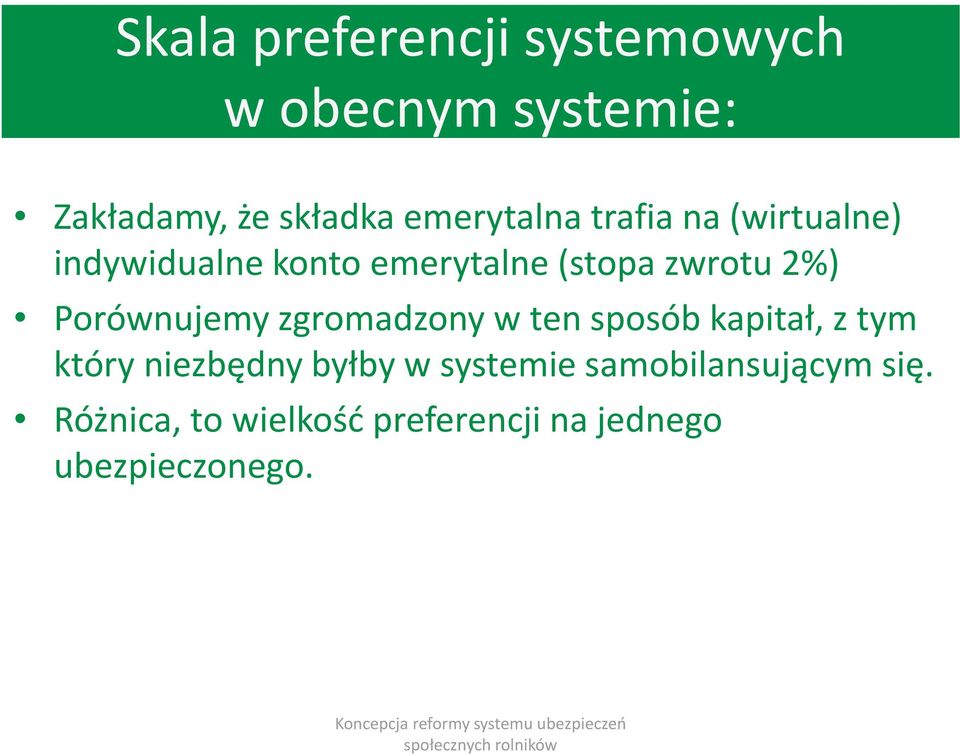 2%) Porównujemy zgromadzony w ten sposób kapitał, z tym który niezbędny byłby w