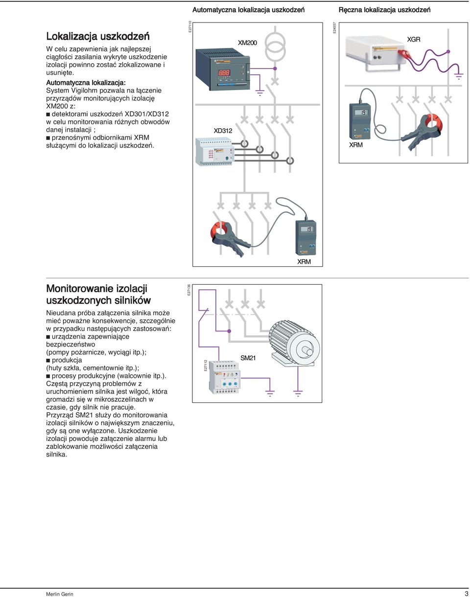 on P12 vigidix R 10N P50 P100 on P12 vigidix R 10N P50 P100 Automatyczna lokalizacja uszkodzeƒ R czna lokalizacja uszkodzeƒ Lokalizacja uszkodzeƒ W celu zapewnienia jak najlepszej ciàg oêci zasilania