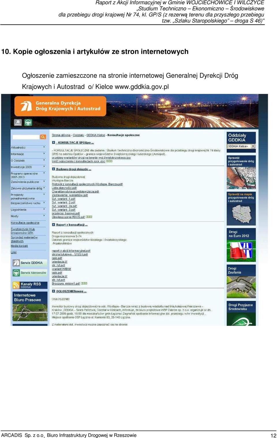 Dyrekcji Dróg Krajowych i Autostrad o/ Kielce www.gddkia.gov.