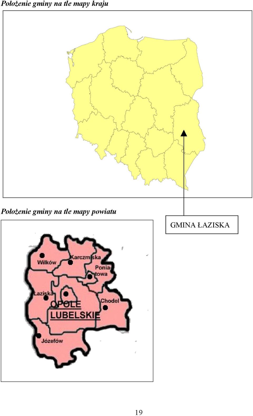 mapy powiatu GMINA