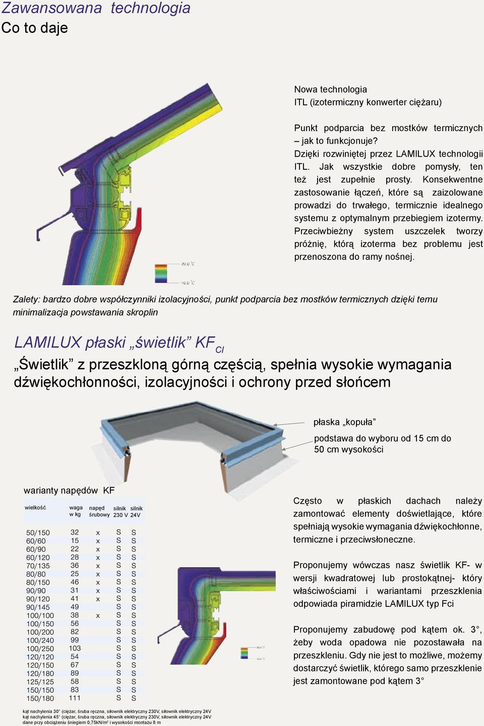 Przeciwbieżny system uszczelek tworzy próżnię, którą izoterma bez problemu jest przenoszona do ramy nośnej.