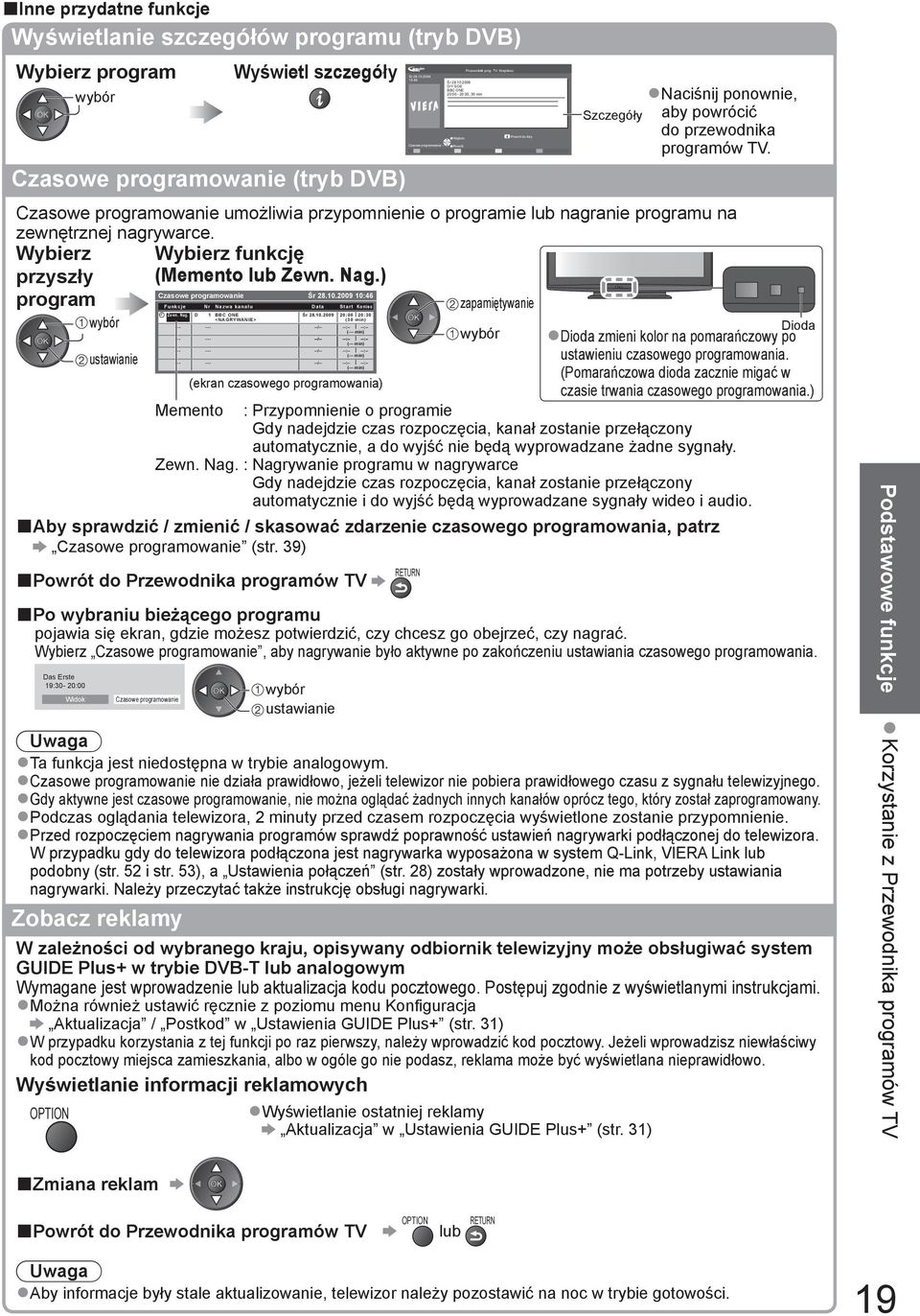 : Krajobraz Powrót do listy Szczegóły Naciśnij ponownie, aby powrócić do przewodnika programów.