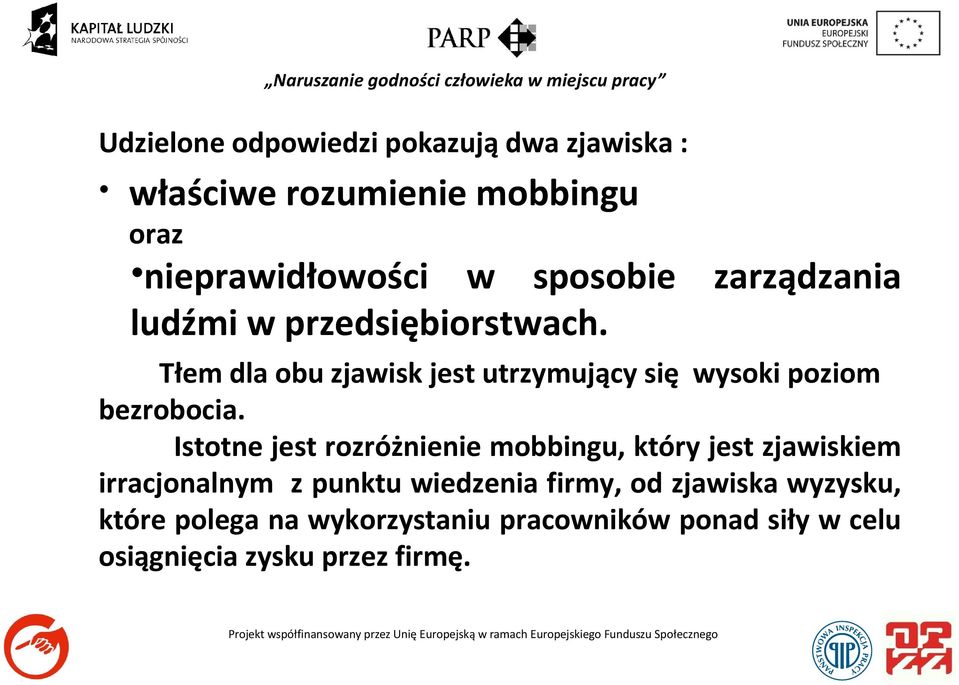 Tłem dla obu zjawisk jest utrzymujący się wysoki poziom bezrobocia.