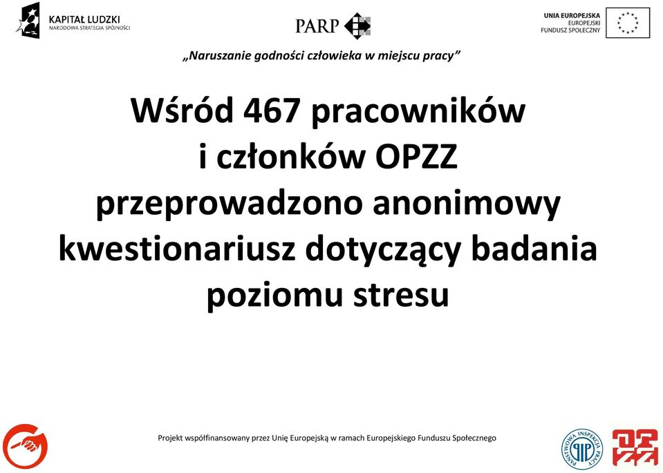 przeprowadzono anonimowy