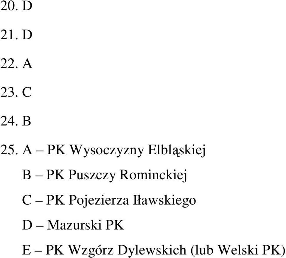 Rominckiej C PK Pojezierza Iławskiego D