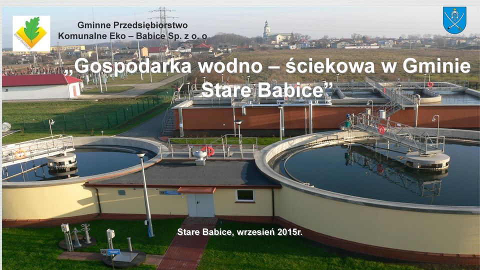 o Gospodarka wodno ściekowa w