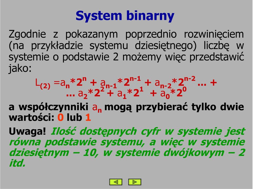 a n-1 *2 n-1 + 