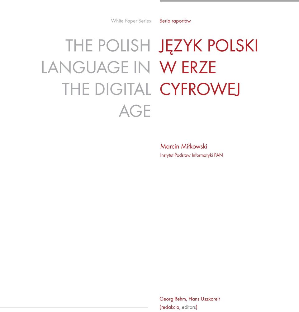 CYFROWEJ Marcin Miłkowski Instytut Podstaw