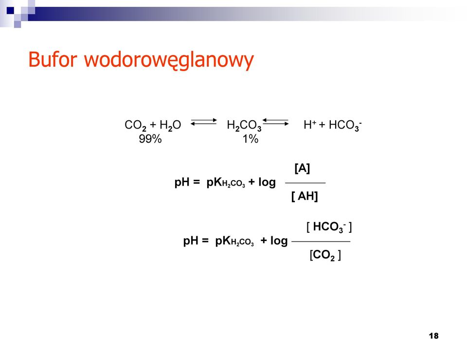 pkh 2 CO 3 + log ph = pkh 2 CO 3 +