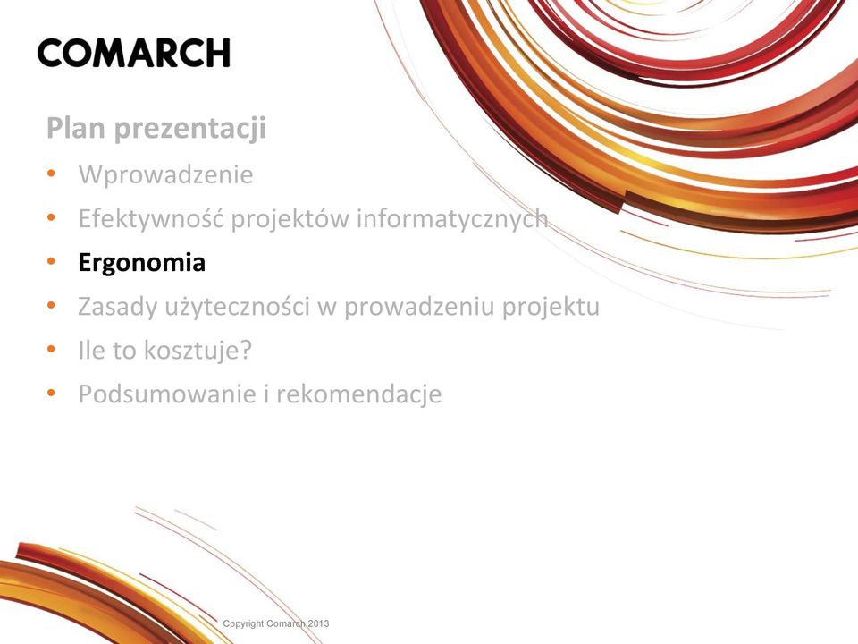 użyteczności w prowadzeniu projektu Ile to