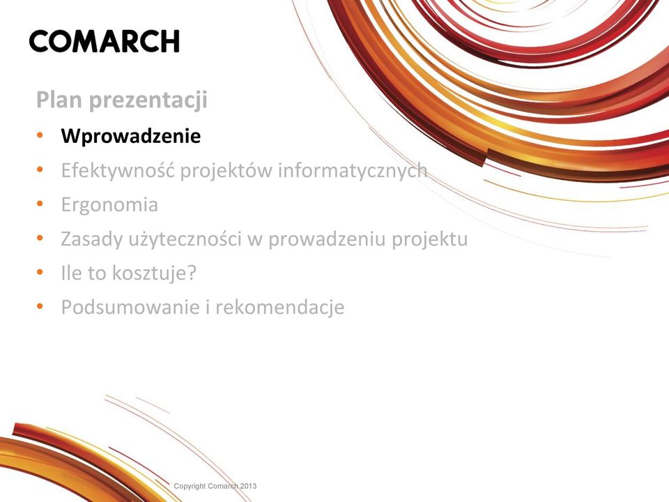 użyteczności w prowadzeniu projektu Ile to