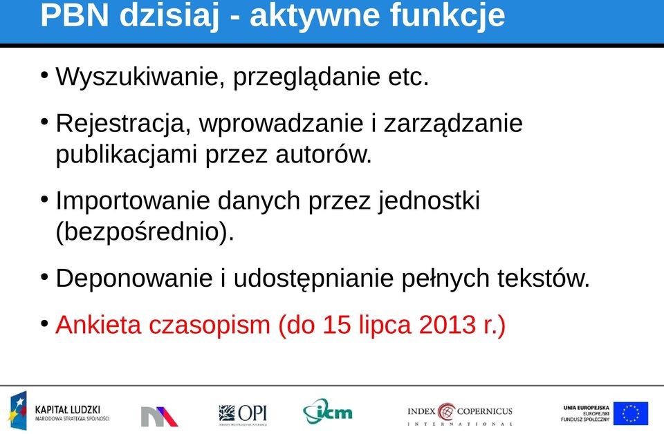 Importowanie danych przez jednostki (bezpośrednio).