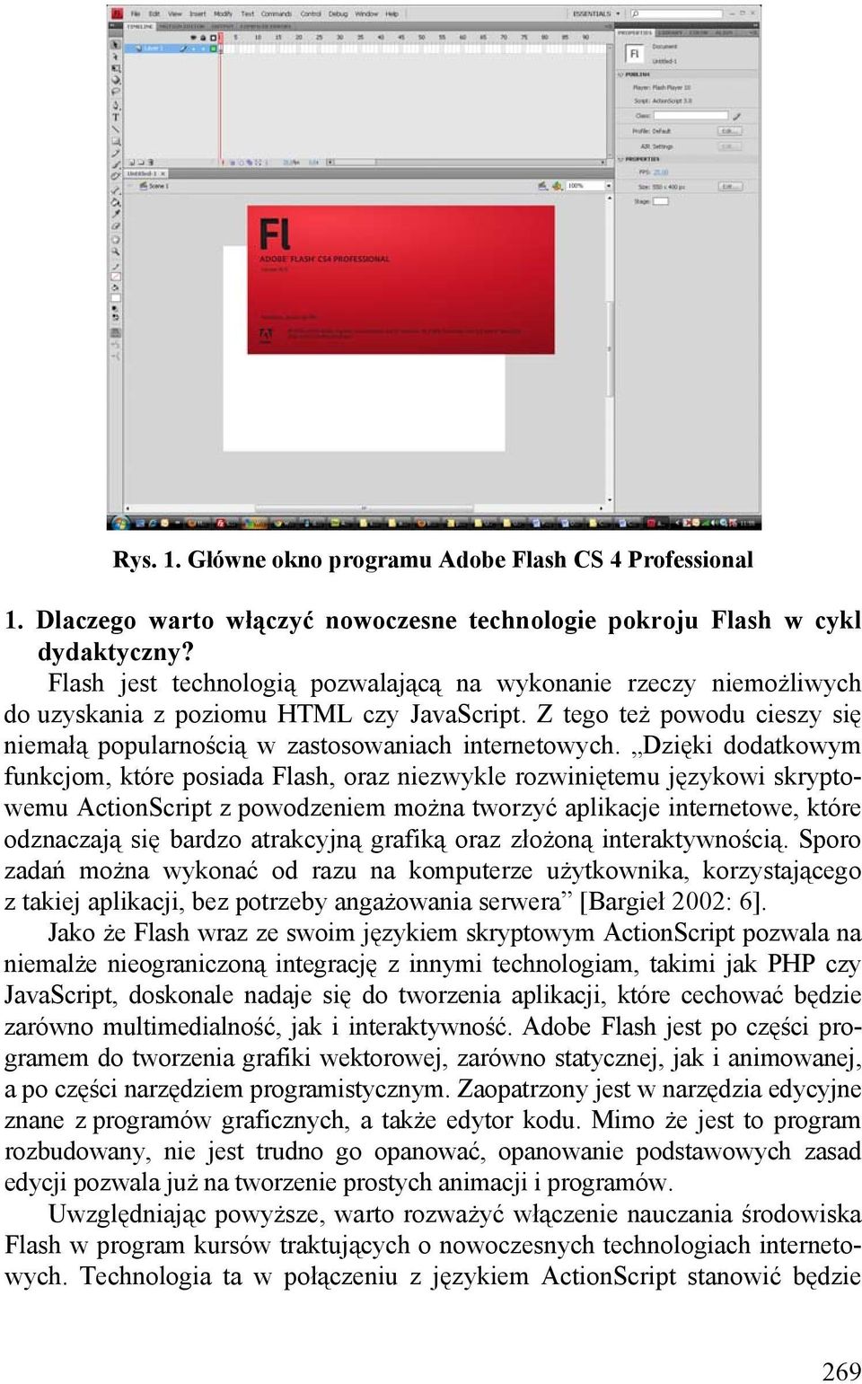 Dzięki dodatkowym funkcjom, które posiada Flash, oraz niezwykle rozwiniętemu językowi skryptowemu ActionScript z powodzeniem można tworzyć aplikacje internetowe, które odznaczają się bardzo