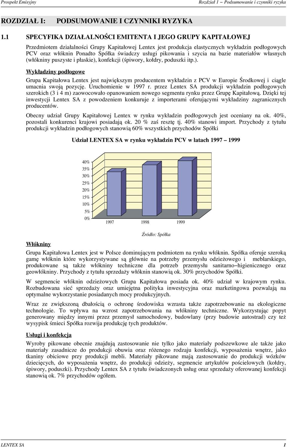 us³ugi pikowania i szycia na bazie materia³ów w³asnych (w³ókniny puszyste i p³askie),