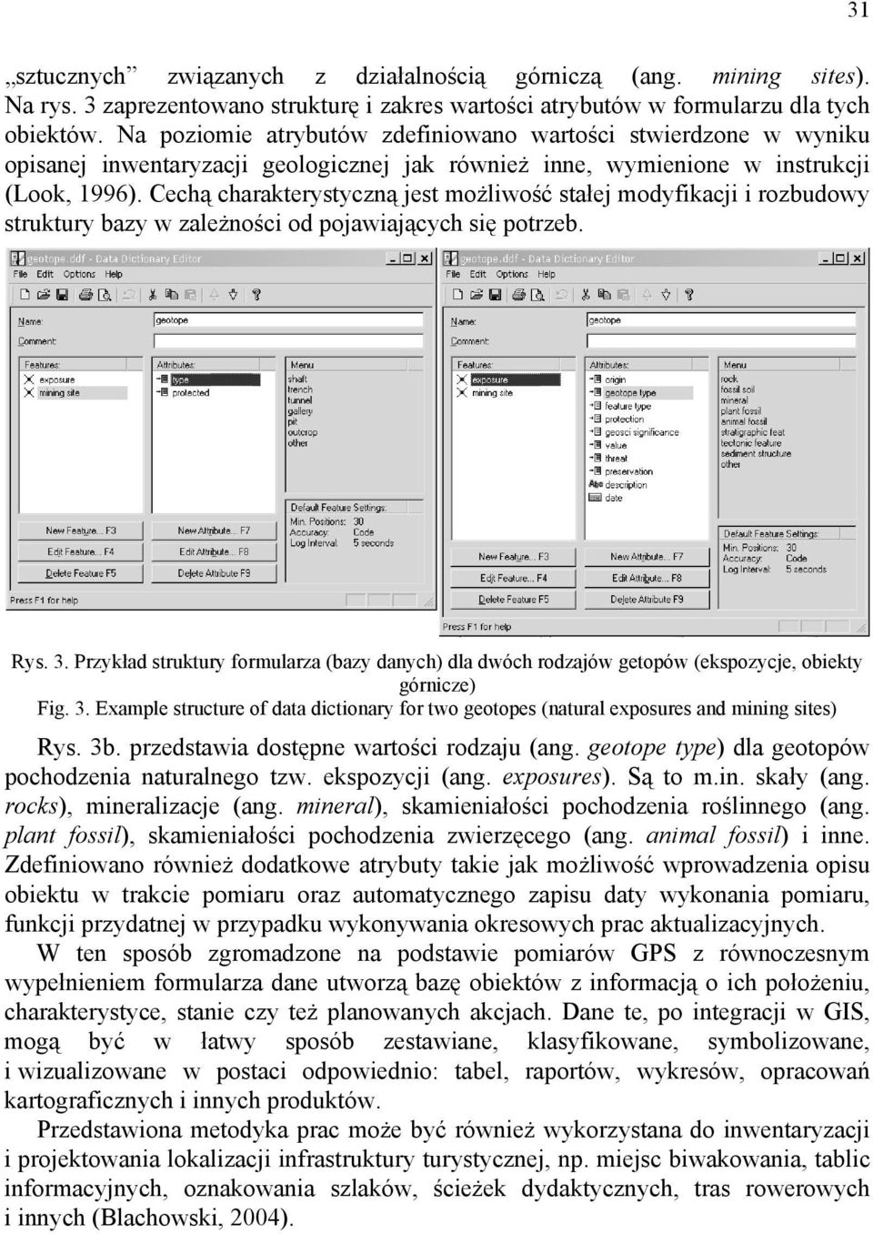 Cechą charakterystyczną jest możliwość stałej modyfikacji i rozbudowy struktury bazy w zależności od pojawiających się potrzeb. Rys. 3.