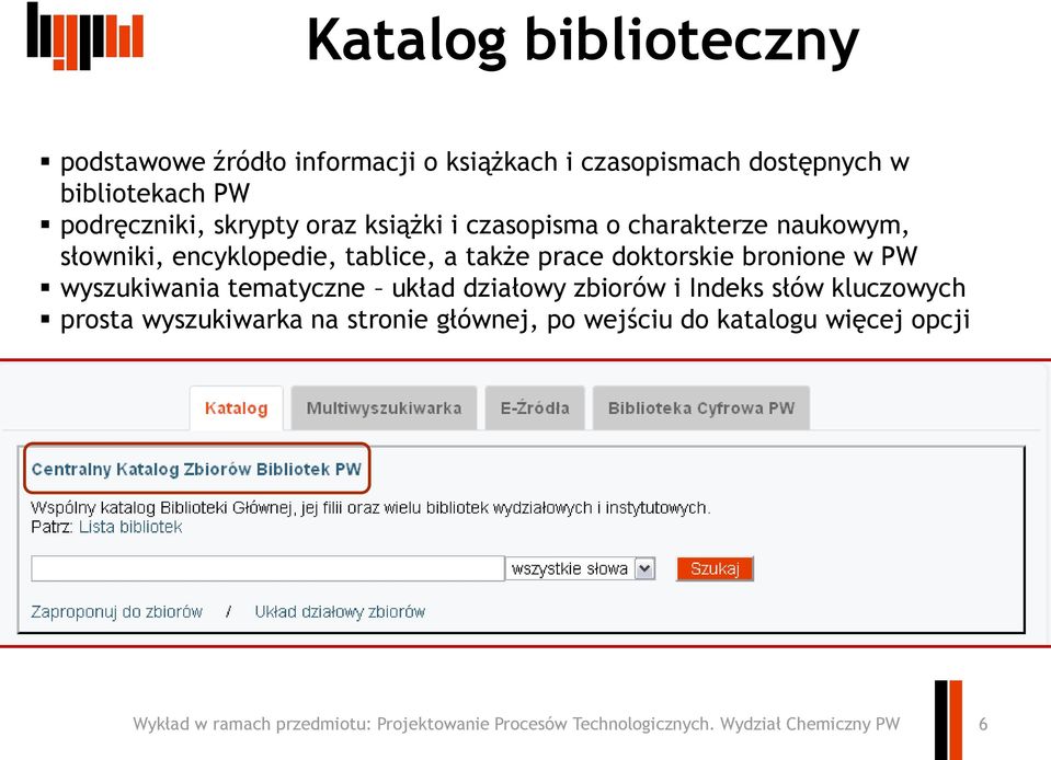 encyklopedie, tablice, a także prace doktorskie bronione w PW wyszukiwania tematyczne układ