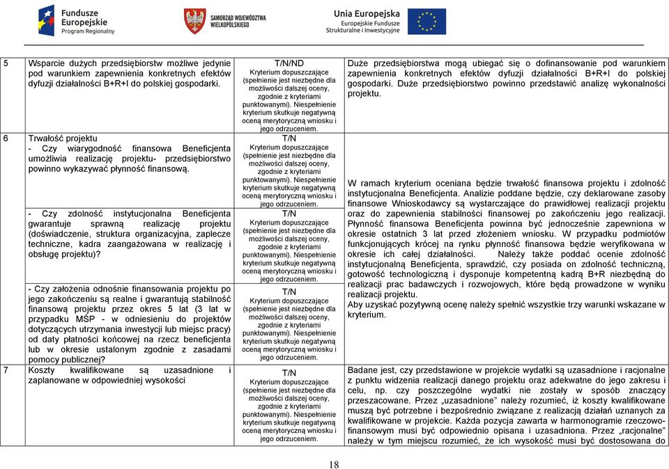 - Czy zdolność instytucjonalna Beneficjenta gwarantuje sprawną realizację projektu (doświadczenie, struktura organizacyjna, zaplecze techniczne, kadra zaangażowana w realizację i obsługę projektu)?