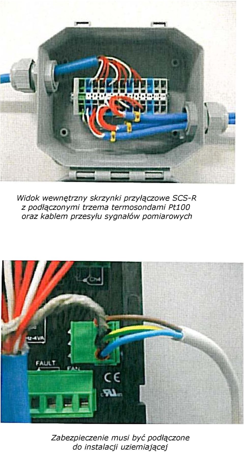 kablem przesyłu sygnałów pomiarowych