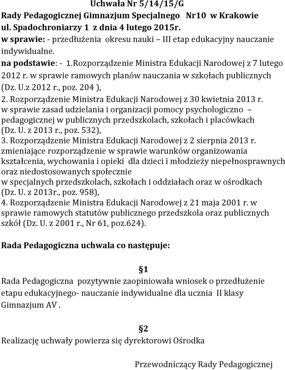 etapu edukacyjnego- nauczanie